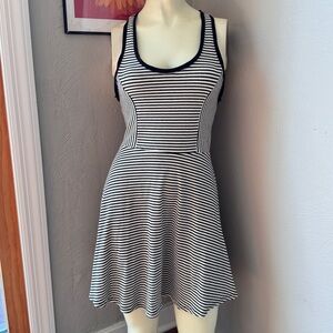 One clothing striped racerback dress